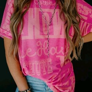 Pink Graphic T-Shirt